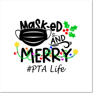 Masked And Merry PTA Christmas Posters and Art